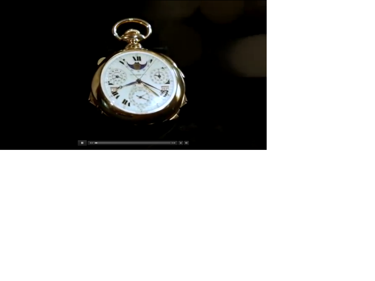 Patek Most Expensive Complicated Pocket watch ever!!