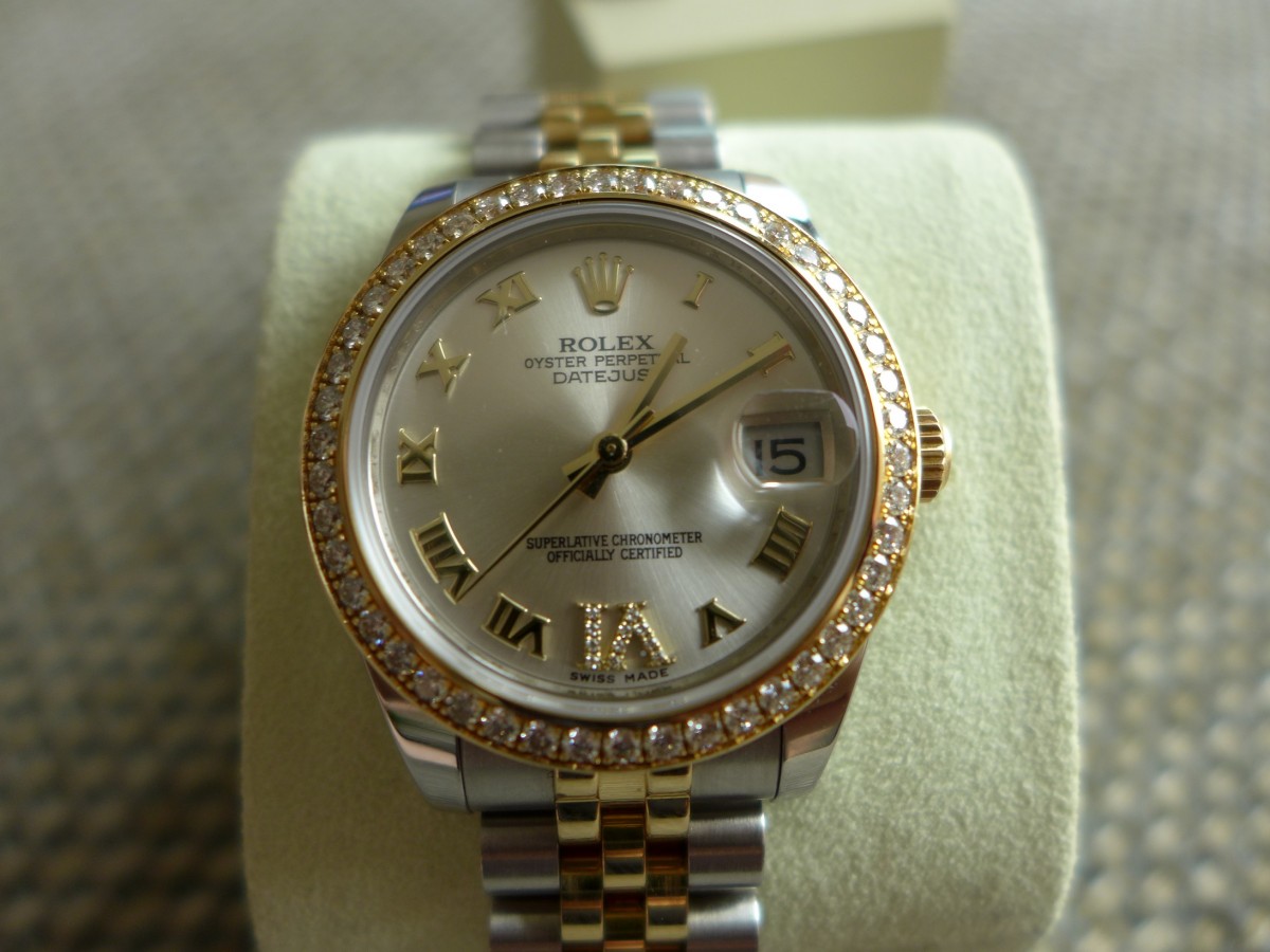 The Rolex Datejust 178383 Mid Size 18k Gold & Steel