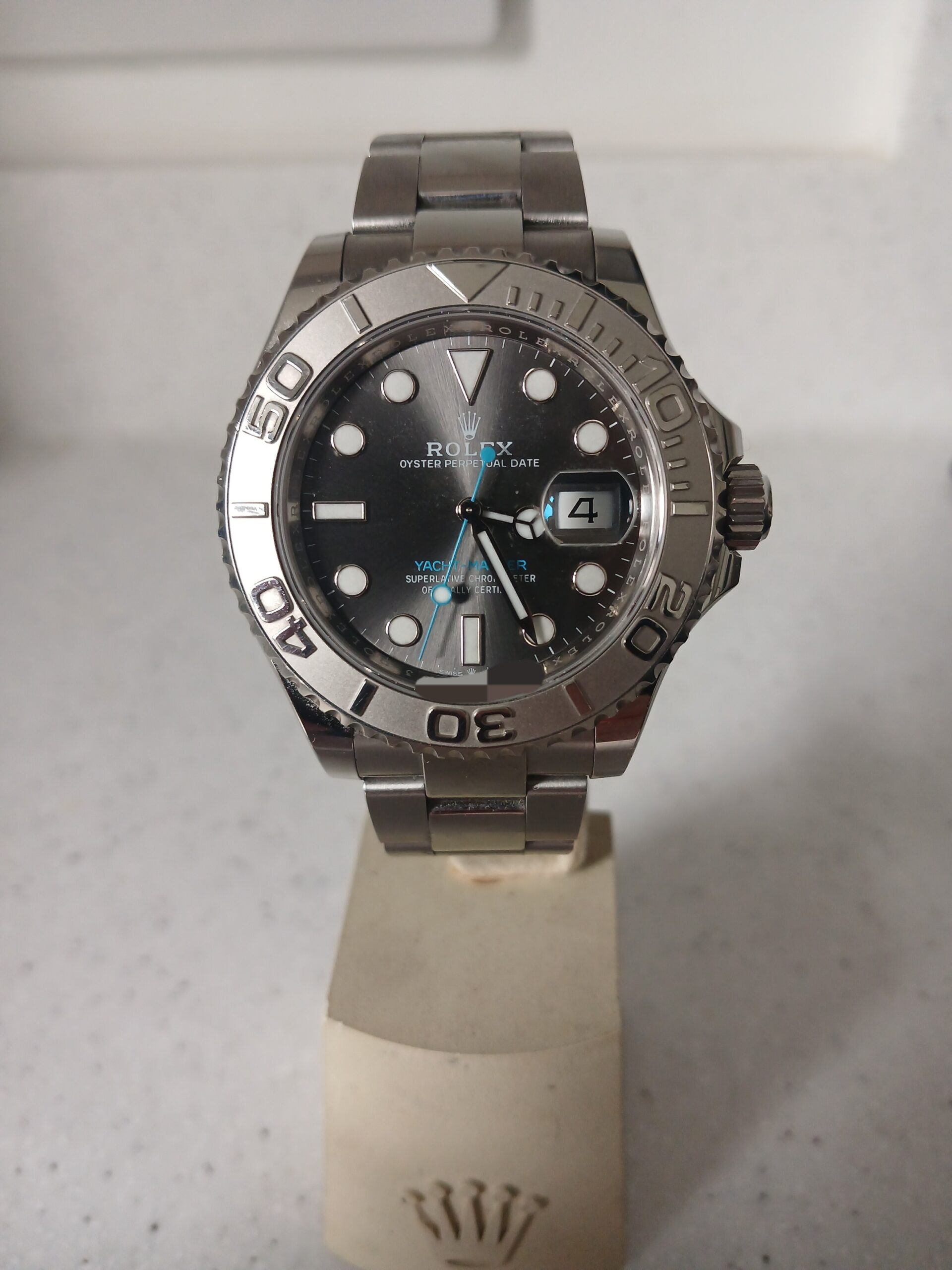 Rolex Yachtmaster 126622 Rodium Dial on Oyster Bracelet